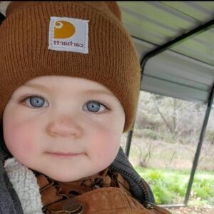Carhartt Carhartt Brown Toddler Knit Beanie